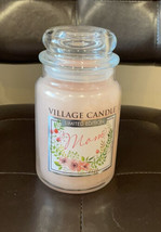 New Village Candle MOM Limited Edition Large Jar 2 Wicks Pink Sweet Mother’s Day - $34.87
