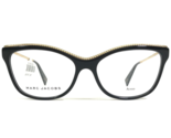 Marc Jacobs Eyeglasses Frames 167 807 Black Gold Cat Eye Full Rim 55-16-138 - $83.93