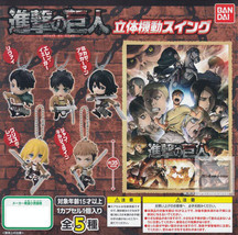 Attack on Titan Swing Mascot Keychain Eren Mikasa Levi Jean Krista - $26.90