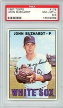 1967 Topps John Buzhardt #178 PSA 8.5 P1313 - $50.49