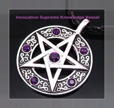 Invocation Talisman Celtic Supreme Knowledge White Amulet Genuine Ritual Inspire - £45.60 GBP