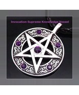 INVOCATION Talisman Celtic SUPREME KNOWLEDGE WHITE AMULET GENUINE Ritual... - $79.32 CAD