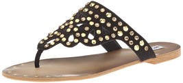 Not Rated Make it Rain Studded Crystals Summer Thong Sandals Beach Slippers NIB - £16.47 GBP
