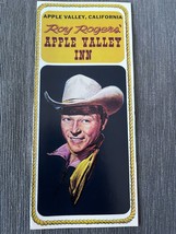 Roy Rogers Apple Valley Inn California brochure 1960s - £13.76 GBP