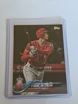 Shohei Ohtani RC 2018 Topps Update RC 3 Game HR Streak  #US189 Angels Rookie - £16.01 GBP