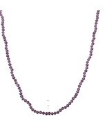 Elegant Purple Amethyst Beaded Necklace Womens Costume Jewelry - $27.39 CAD