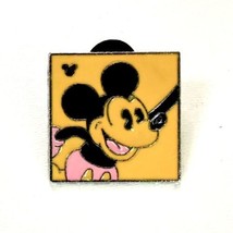 Disney Mickey Mouse Andy Warhol Hidden Mickey Pin 2010 2 of 5 Orange 1” - $7.69