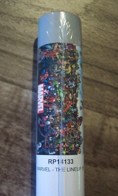 MARVEL COMICS The Line Up Characters POSTER NEW 22.375 X34 Avengers  Item image 3