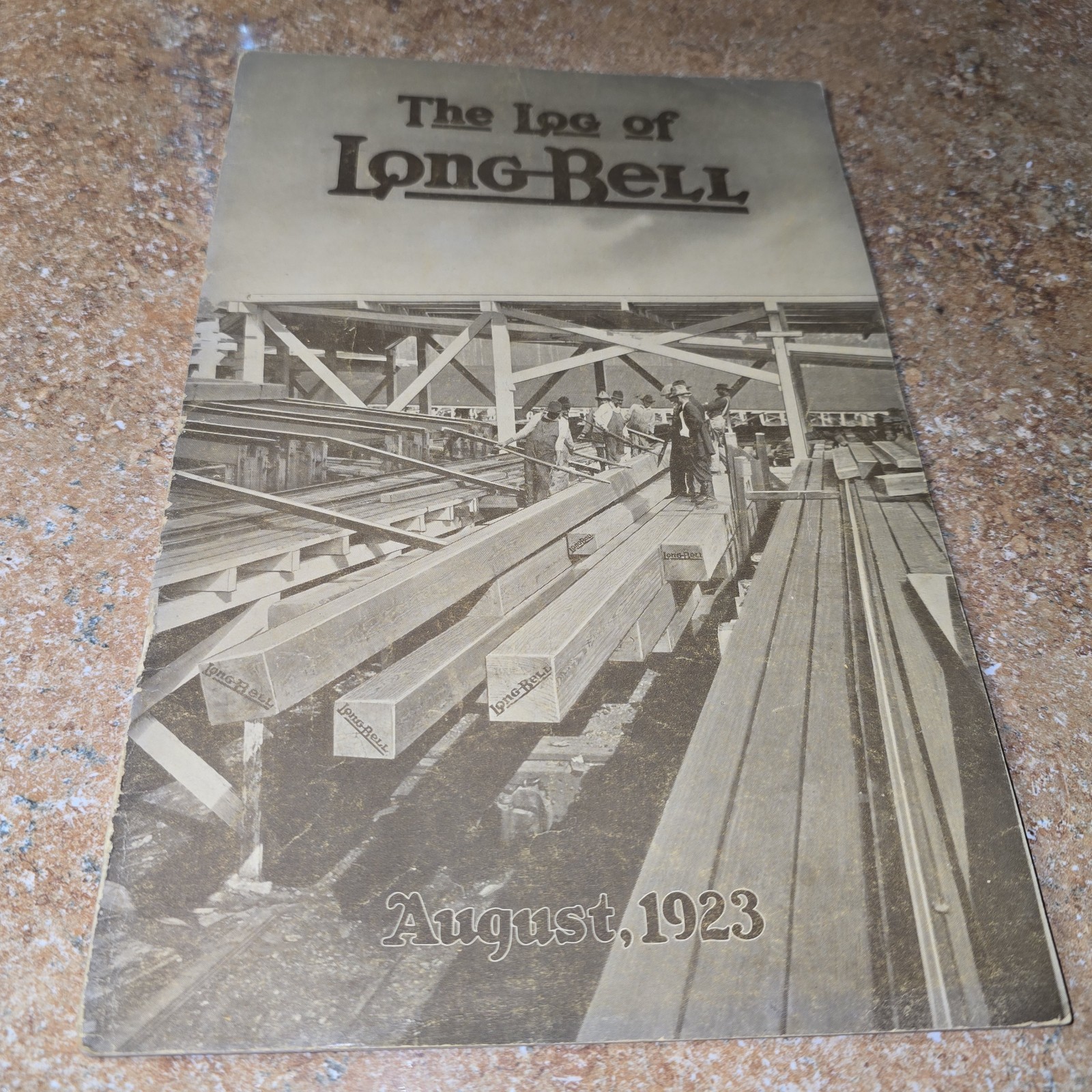 The Log Of Long Bell Kansas City  - August, 1923 - No.8 - Antique RARE! - $8.89