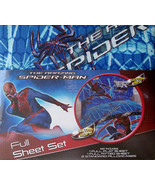 SPIDERMAN AMAZING BY MARVEL BLUE 4PC FULL SHEETS BEDDING SET NEW - £54.97 GBP