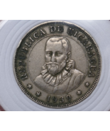 Nicaragua 1939 Francisco Hernández de Córdoba 50 Centavos Copper-Nickel ... - $19.59