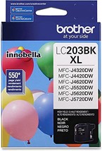 Brother Genuine High Yield Black Ink Cartridge, LC203BK, Replacement Bla... - £24.38 GBP