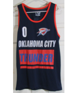 Men&#39;s Blue &amp; Orange Oklahoma City OKC Thunder Size Medium Jersey #0 West... - $24.74