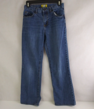 Old Navy Distressed Regular Fit Adjustable Waist Bootcut Jeans Boys Size 14 - £10.75 GBP