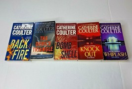 Lot of 5 Catherine Coulter Paperback Books, Back Fire, The Devil&#39;s Triangle... - £10.56 GBP