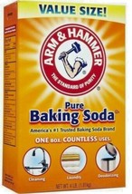 ARM &amp; HAMMER Pure BAKING SODA 4lb Box Cleaning Deodorizing Laundry cleaner 01170 - £22.74 GBP