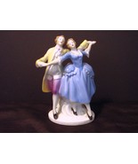 Vintage Erphila Figurine GERMANY US ZONE FIGURINE Hand Painted Couple Fi... - $19.00