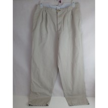Vintage Tommy Hilfiger Men&#39;s Light Khaki Dress Slacks Pants Size 36 Inse... - £12.95 GBP