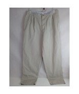 Vintage Tommy Hilfiger Men&#39;s Light Khaki Dress Slacks Pants Size 36 Inse... - £12.96 GBP