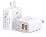 40W Usb C Charger Block, 2-Pack 4-Port Type C Fast Charging Brick Dual P... - $37.99