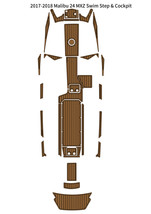 2017-2018 Malibu 24 MXZ Swim Platform Cockpit Pad Boat EVA Foam Teak Deck Floor - £798.55 GBP