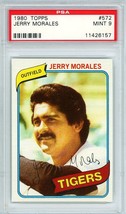 1980 Topps Jerry Morales #572 PSA 9 P1303 - £15.03 GBP