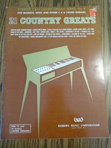 21 Favorite Songs Robbins C&amp;G Chord Organ Series No. 9 1971 - £92.57 GBP