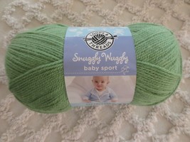 5 Oz. Loops & Threads Snuggly Wuggly Acrylic #013233 Fresh Green Lt. 3 Yarn - $5.00
