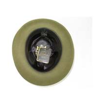 Mens Bruno Capelo Hat Australian Wool Fedora Teardrop Crown Fabio FB229 Olive image 3