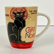Benart Paris Tournee du Chat Noir Black Cat Coffee Mug Cabaret Montmartre France - £31.93 GBP