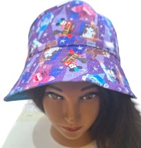 Disney Parks Joey Chou Artist Park Icons &amp; Castle Reversible Bucket Hat NEW - £19.54 GBP