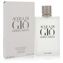 Acqua Di Gio by Giorgio Armani Eau De Toilette Spray 6.7 oz for Men - £99.85 GBP