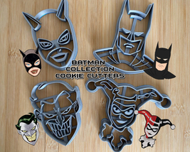 Batman DC comics Set of 4 Cookie Cutters | Batman | Joker | Harley Queen - £3.92 GBP+