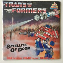 The Transformers - Satellite Of Doom SEALED 7&#39; Vinyl Record / 24 Page Book - £52.88 GBP