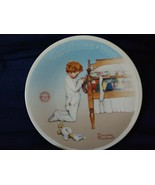&quot;A Christmas Prayer&quot; Norman Rockwell Plate. Knowles Fine China 1990 - £7.17 GBP