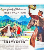 1947 Greyhound Lines Bus Advertisement Transportation Vacation Travel DW... - $39.99