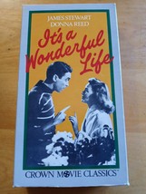 “Its A Wonderful Life” James Stewart Donna Reed VHS Crown Movie Classics - £12.42 GBP