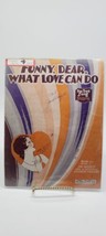 Vintage Sheet Music1929-Funny Dear What Love Can Do-Ukulele-Piano-Vocal-Little - £15.15 GBP