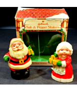 Vintage Hallmark Mr And Mrs Santa Claus Christmas Salt and Pepper Shakers - £13.97 GBP