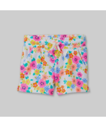 Cat &amp; Jack Toddler Girls Knit Pull On Shorts Size 2T Bright Floral Easy ... - $221.58 MXN