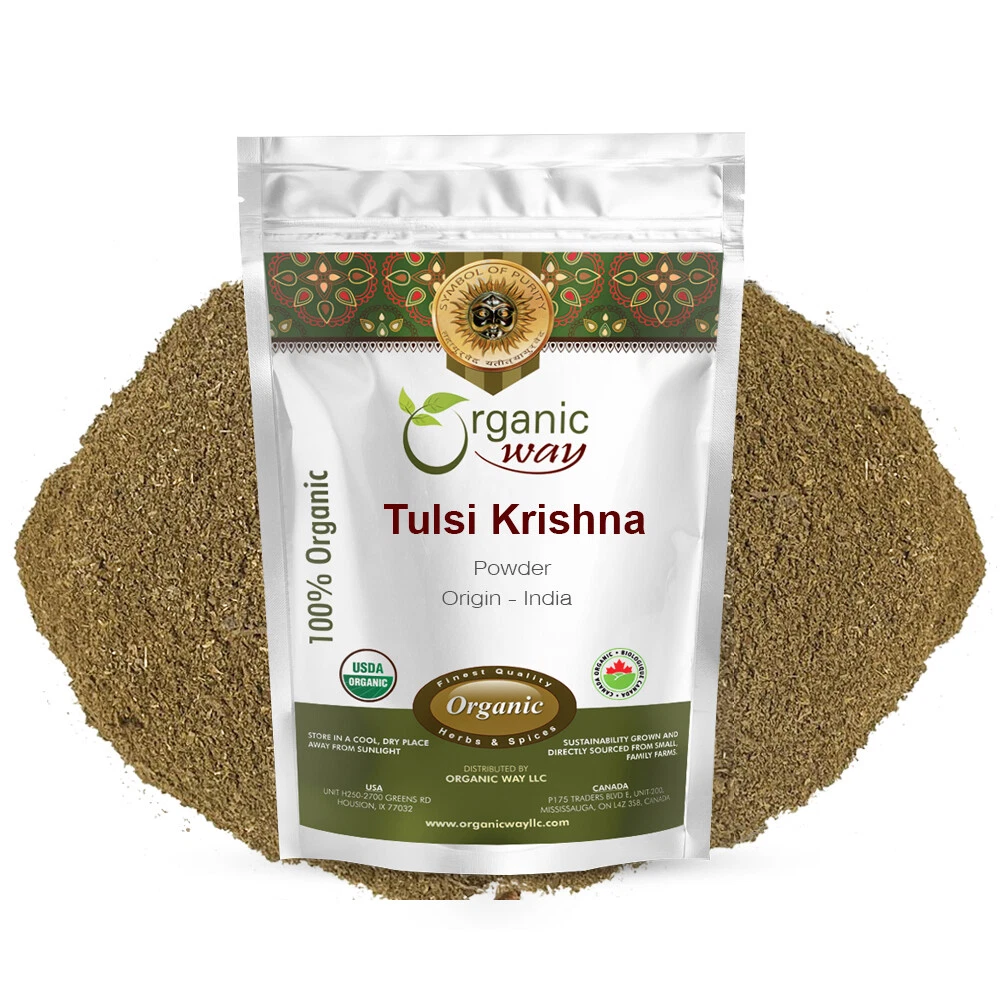 Organic Tulsi Krishna Powder - $19.84