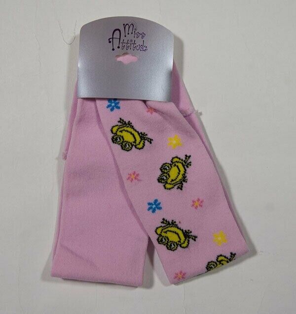 NWT MISS ATTITUDE SET OF 2 SOLID PINK &amp;  FROG &amp; FLOWERS HEADBAND NEW - $3.95