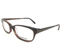 bebe Eyeglasses Frames BB5077 KEEPSAKE 210 TOPAZ Brown Swarovski 52-16-135 - $55.89