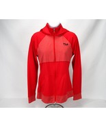 Fila Full Zip Hooded Sweatshirt Womens Sz M Mock Neck Fitness Workout Ac... - £21.30 GBP
