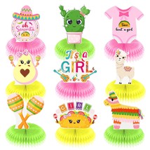 Taco Bout A Baby Decorations For Girl, Taco Baby Shower Honeycomb Centerpiece Me - £20.77 GBP