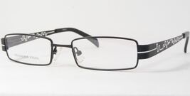 44805-3 Black /White UNIQUE EYEGLASSES GLASSES STAINLESS STEEL FRAME 49-... - $41.89 CAD