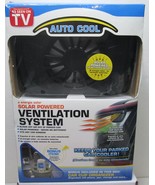 Auto Cool Solar Powered Ventilation System &amp; Bonus Car Cup Organizer - New - £12.63 GBP