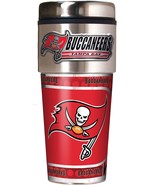 Tampa Bay Buccaneers Metallic Travel Tumbler Stainless Steel 16oz - $34.28 CAD