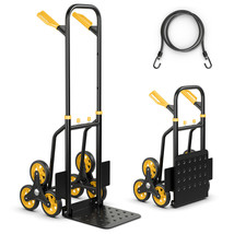 Stair Climbing Hand Truck Heavy-Duty 350 lbs Capacity Dolly for Moving Warehouse - £120.97 GBP