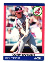 1991 Score 100 Superstars #74 Cory Snyder Cleveland Indians - £1.10 GBP